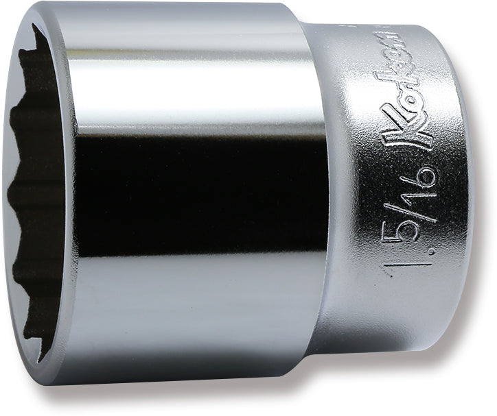 Ko-ken 4405A-1.7/16 1/2 Sq. Dr. Socket 1.7/16 12 point Length 47mm