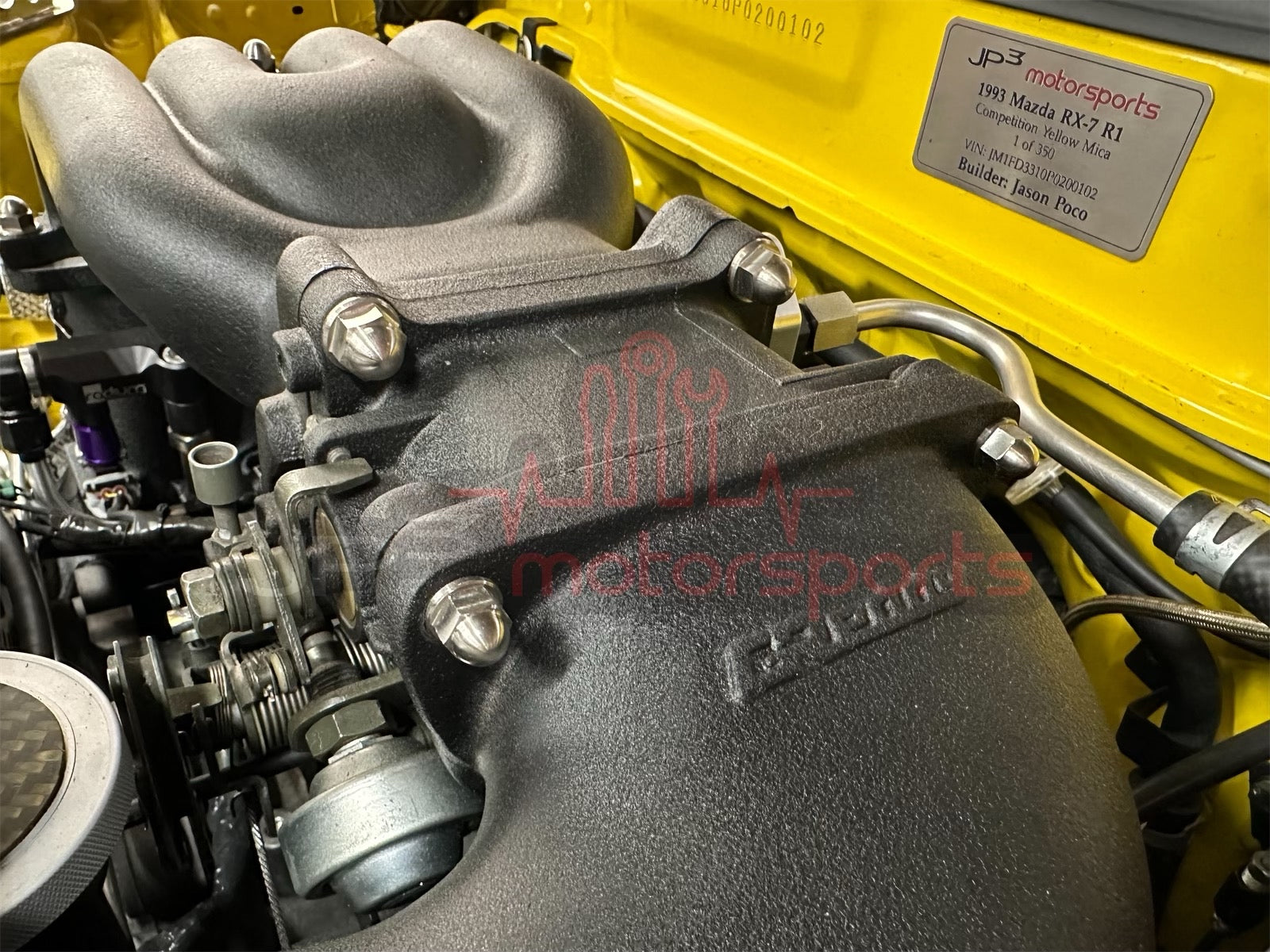 Mazda RX7 FD3S 13B-REW Titanium Acorn Nut Set (UIM and Throttle Body)