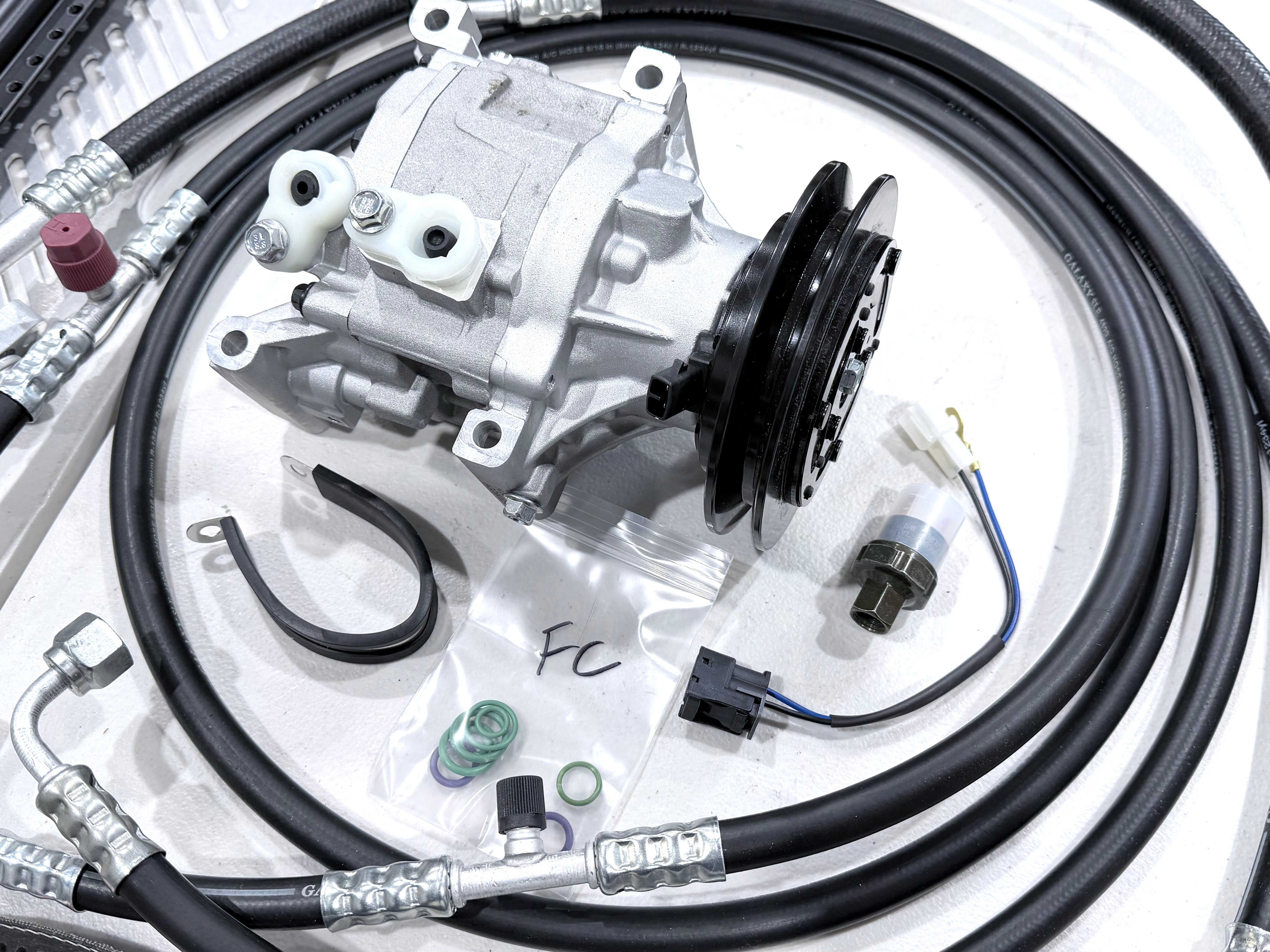 Mazda RX7 FC3S 13B AC Kit - LHD FACTORY INSTALLED AC VERSION 2.0