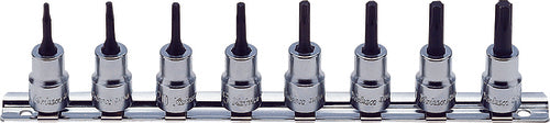 Ko-ken RS3025/8-L50 3/8 Sq. Dr. 8 Piece TORX® Bit Socket set TORX T10-T45