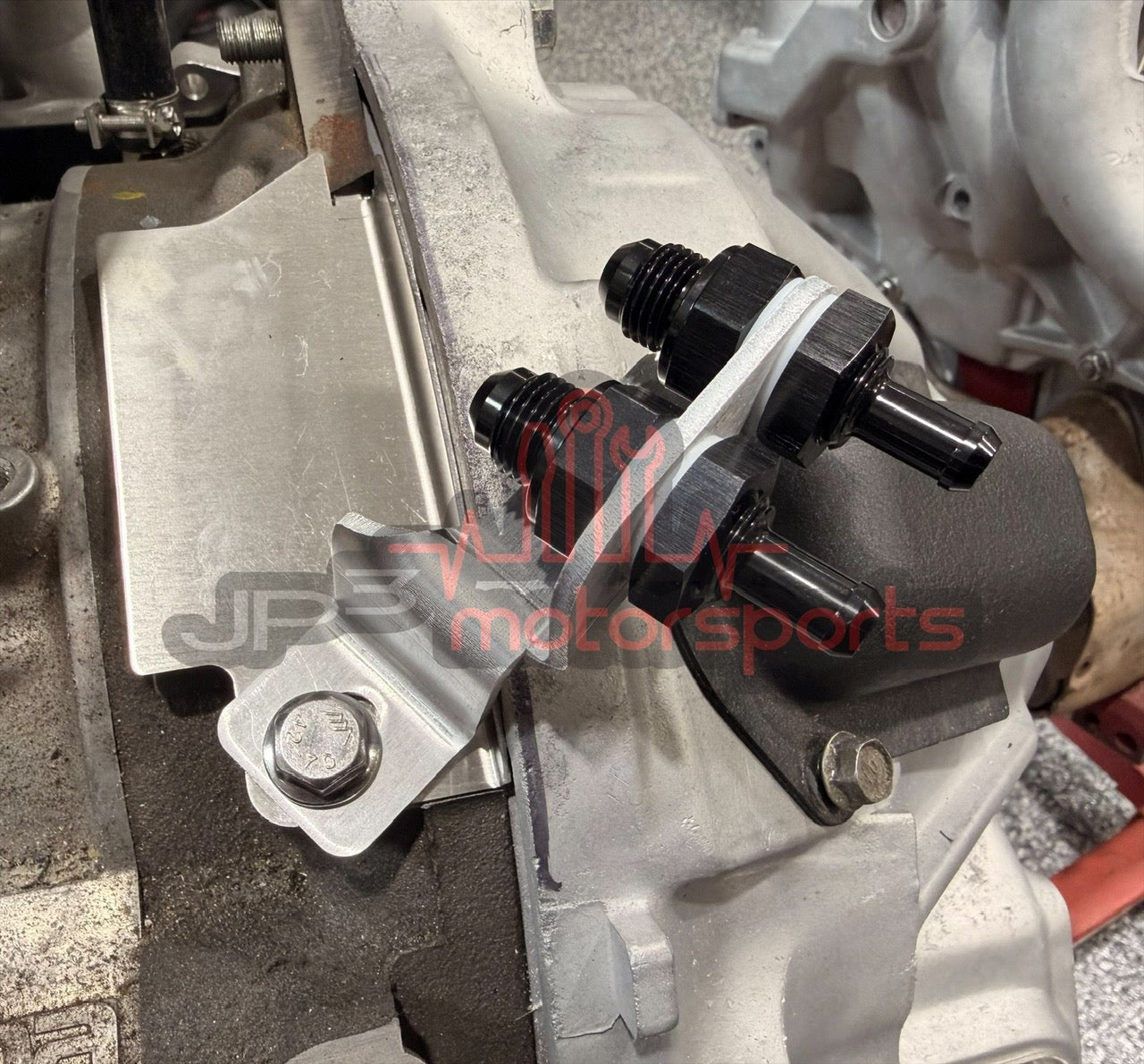 Mazda RX7 FD3S 6AN/6AN to 5/16" Barb Fuel Line Bulkhead Kit