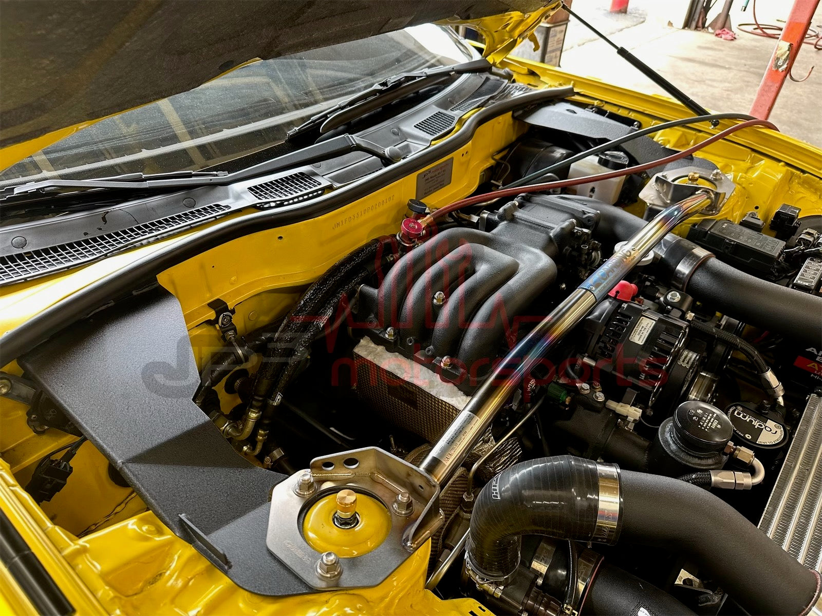 Mazda RX7 FD3S 13B-REW AC Line Kit for Greddy Vmount (LHD) ***DENSO Evaporator*** (Big Turbo)