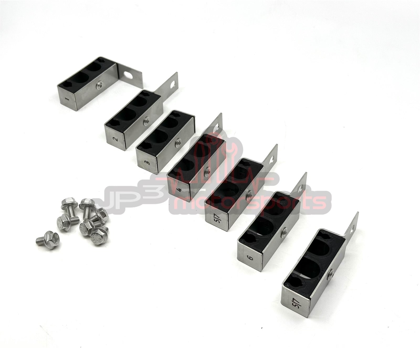 Mazda RX7 FD3S Fuel Line Retainers (Aftermarket 8AN Feed & 6AN Return)