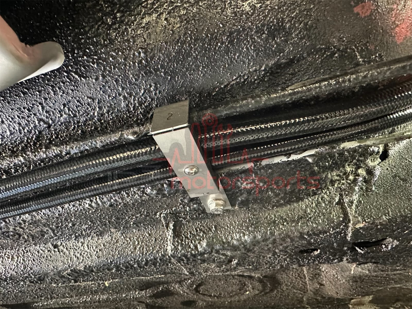 Mazda RX7 FD3S Fuel Line Retainers (Aftermarket 8AN Feed & 6AN Return)