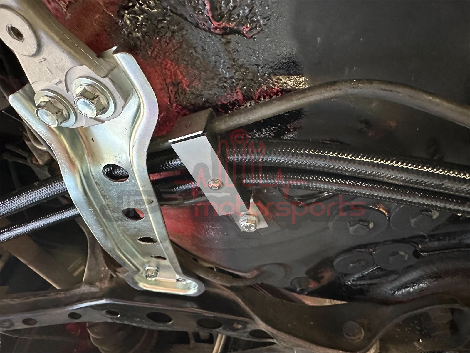 Mazda RX7 FD3S Fuel Line Retainers (Aftermarket 8AN Feed & 6AN Return)