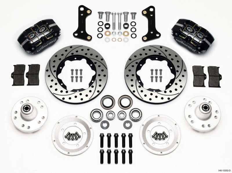 Wilwood Dynapro Dust-Boot Front Kit 11.00in Drilled 67-69 Camaro 64-72 Nova  Chevelle