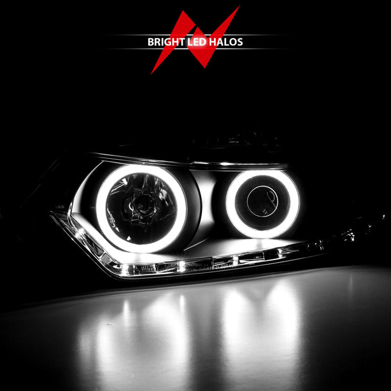 ANZO 2009-2012 Acura Tsx Projector Headlights w/ Halo Black (CCFL) (HI –  JP3 Motorsports