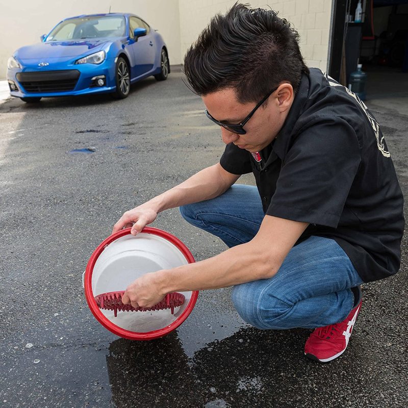 Chemical Guys Cyclone Dirt Trap Car Wash Bucket Insert – Red