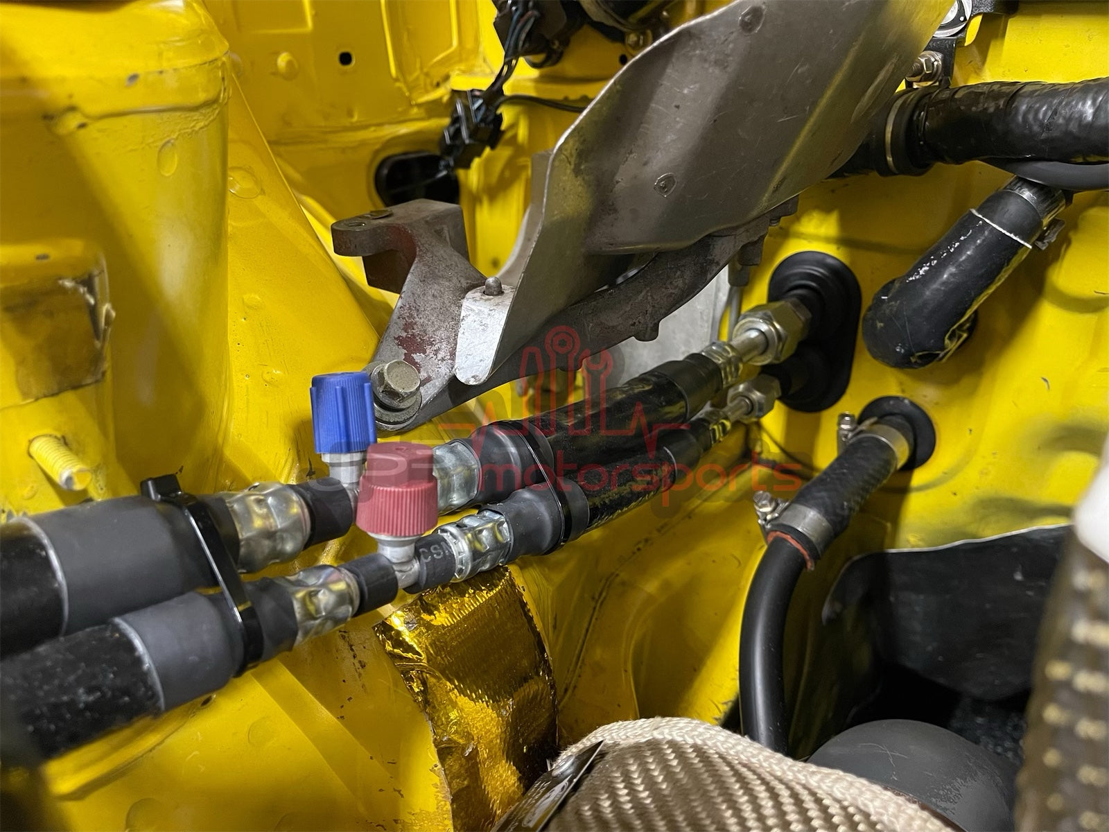 Mazda RX7 FD3S 13B-REW AC Line Kit for OEM SMIC/FMIC (LHD) ***DENSO Evaporator***