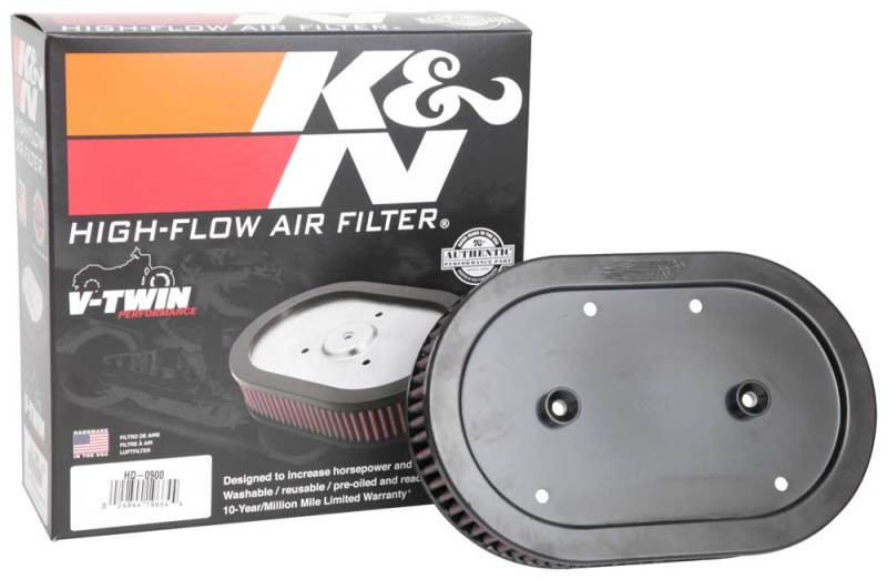 Screamin' Eagle Round High-Flow Air Cleaner - Sportster - Black