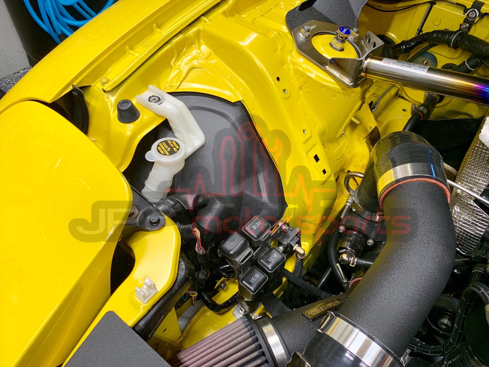 Mazda RX7 FD3S Fan Relay Bracket (Black Simplified OEM Style)