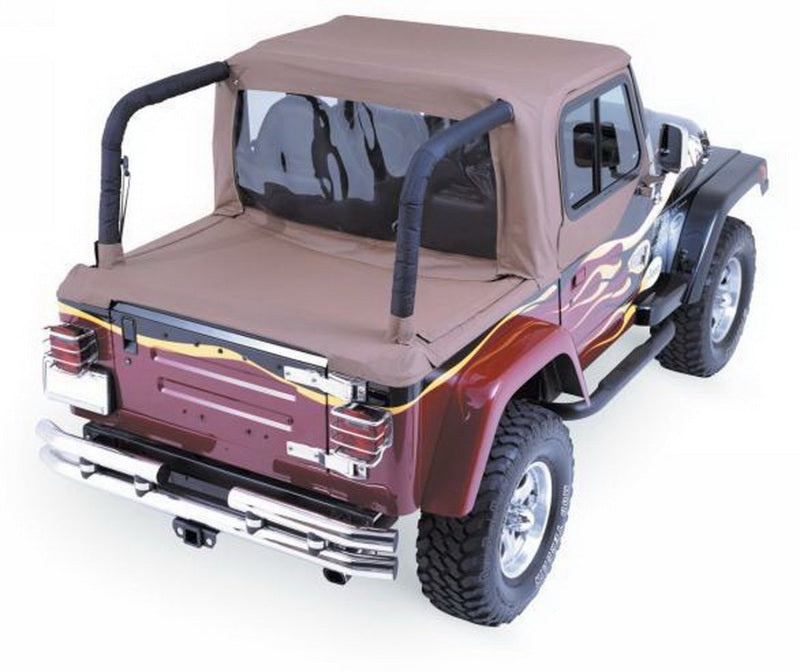 Rampage 1992-1995 Jeep Wrangler(YJ) Cab Soft Top And Tonneau Cover - Spice  Denim