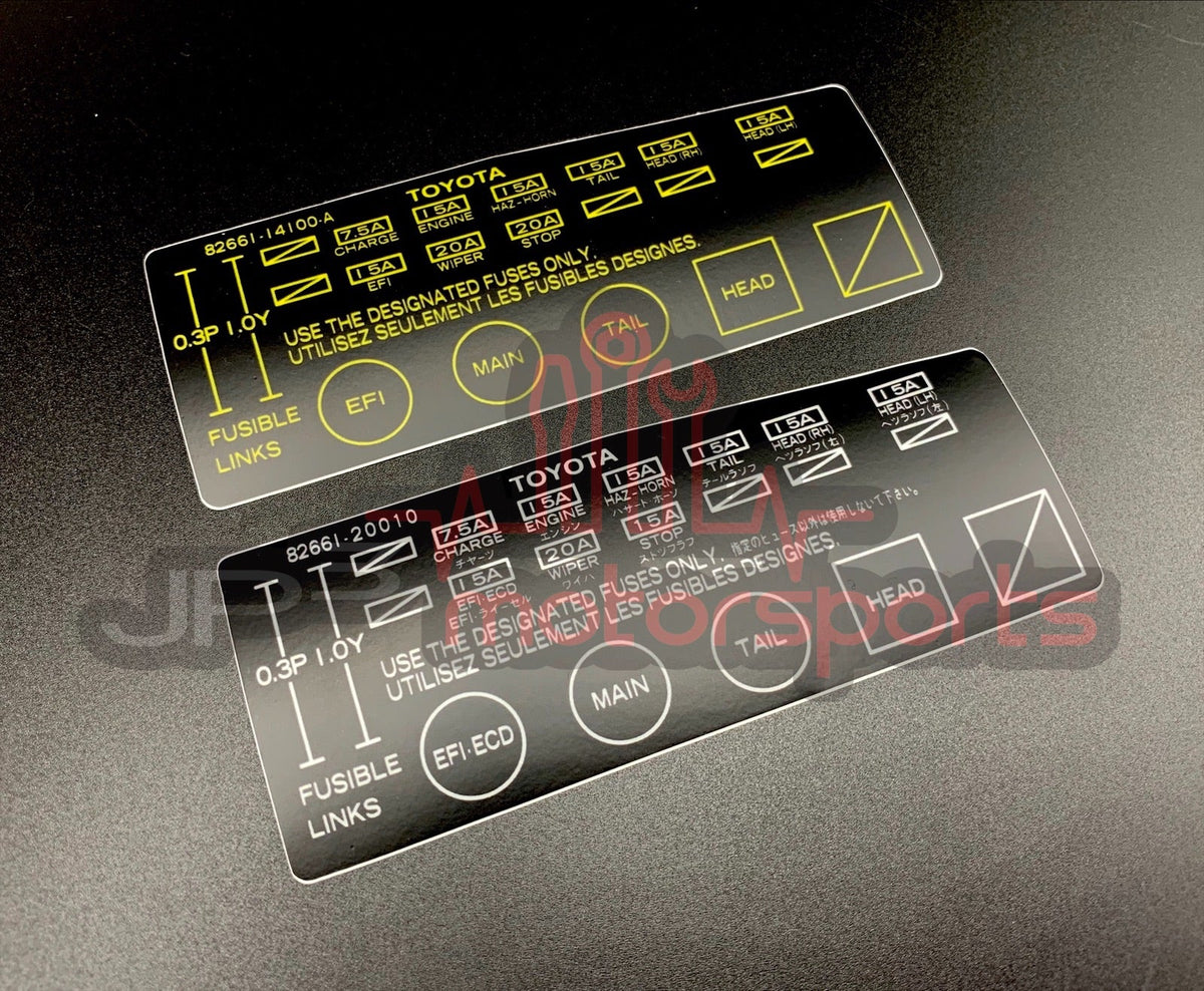 2x Silver Toyota VVT-I DOHC Stickers Vinyl Decals VVTI Supra JDM Celica TRD  