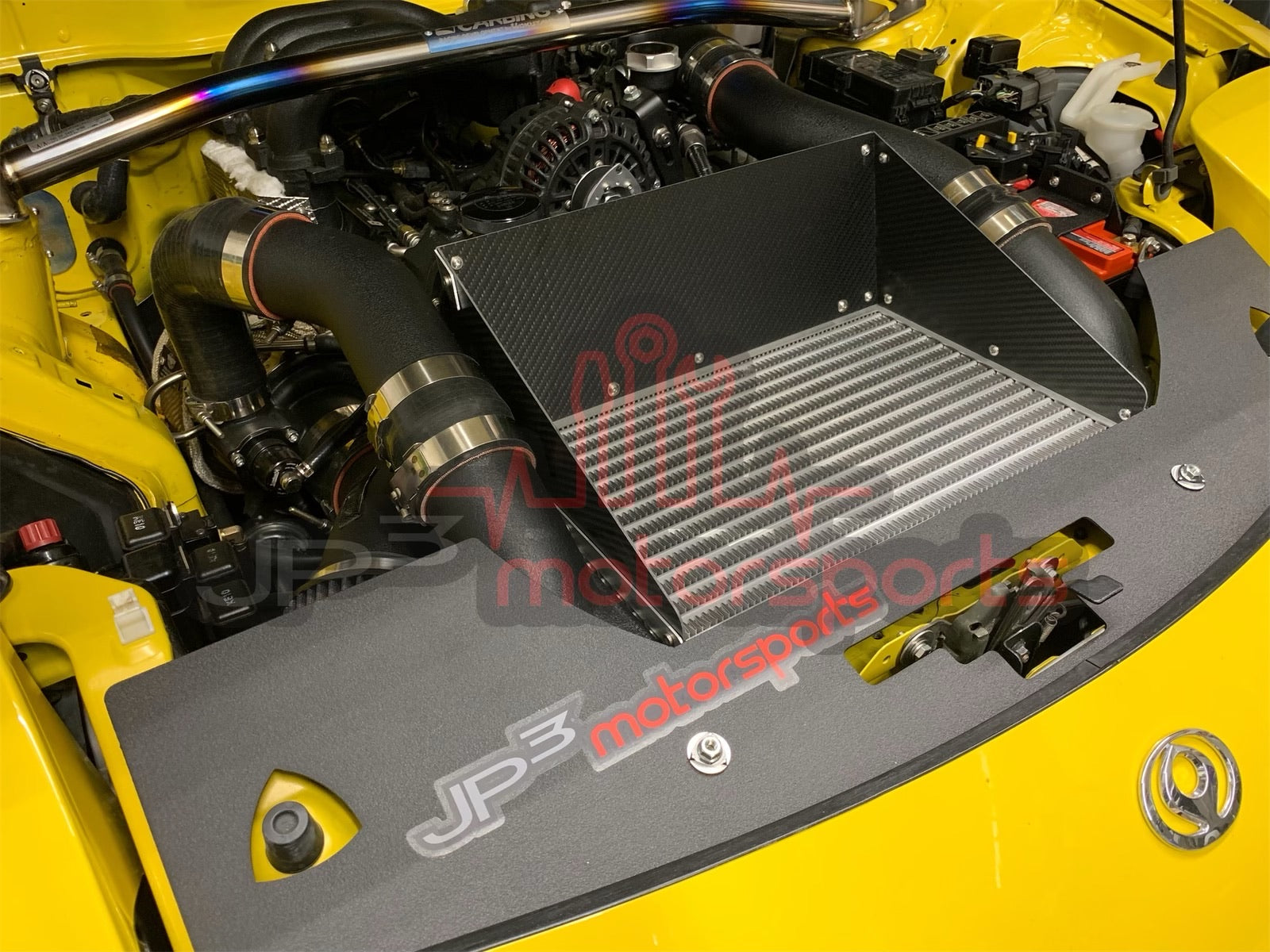 Mazda RX7 FD3S Greddy Vmount Intercooler Duct (Carbon)