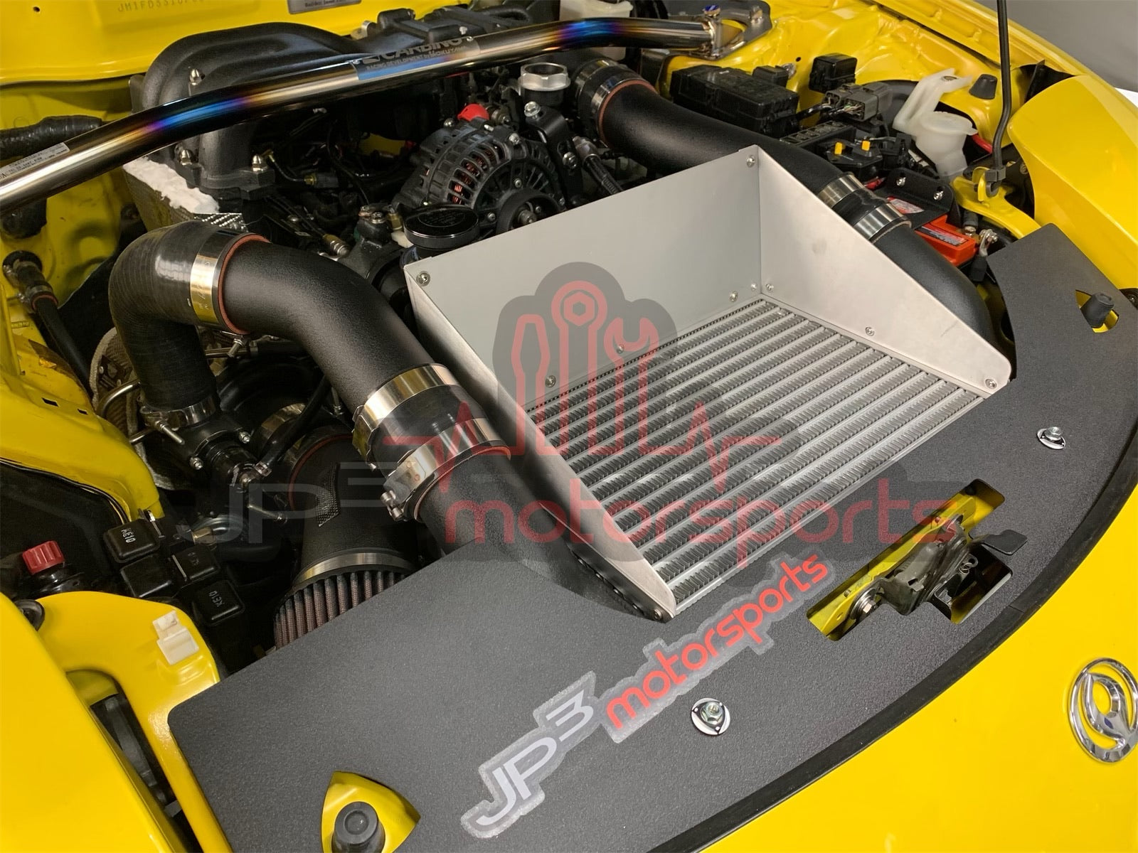 Mazda RX7 FD3S Greddy Vmount Intercooler Duct (Aluminum)