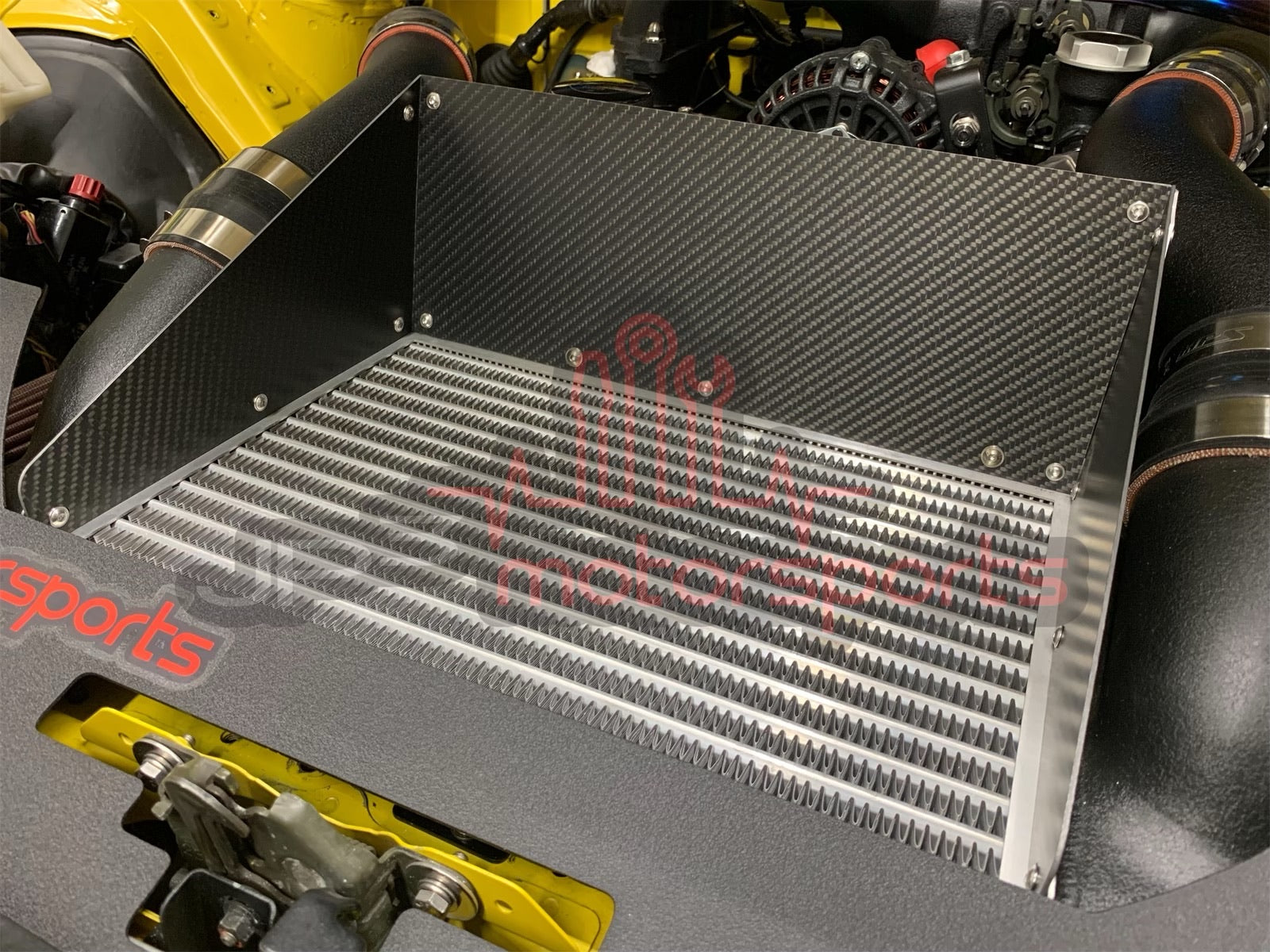 Mazda RX7 FD3S Greddy Vmount Intercooler Duct (Carbon)