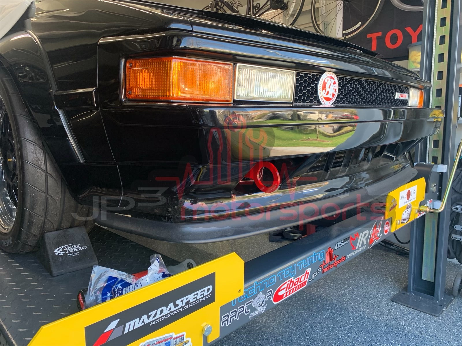 Toyota Celica Supra MKII Front Tow Hook (84-85) (Driver Side - Red)