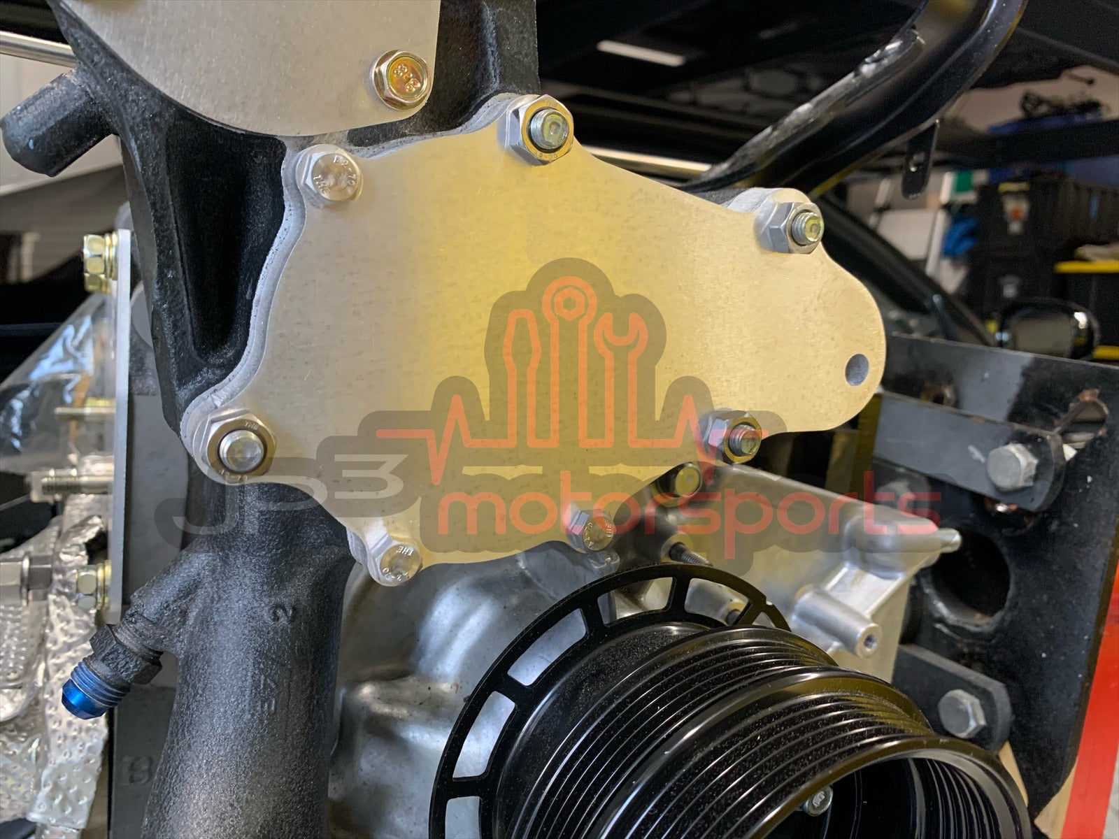 Mazda RX7 FD3S 13B-REW Water Pump Delete Plate