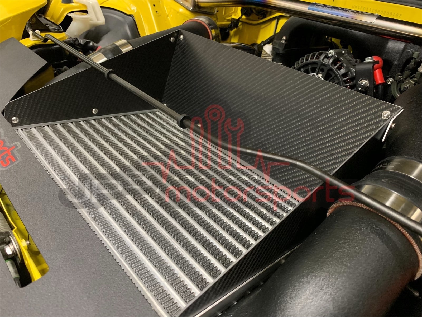 Mazda RX7 FD3S Greddy Vmount Intercooler Duct (Carbon)