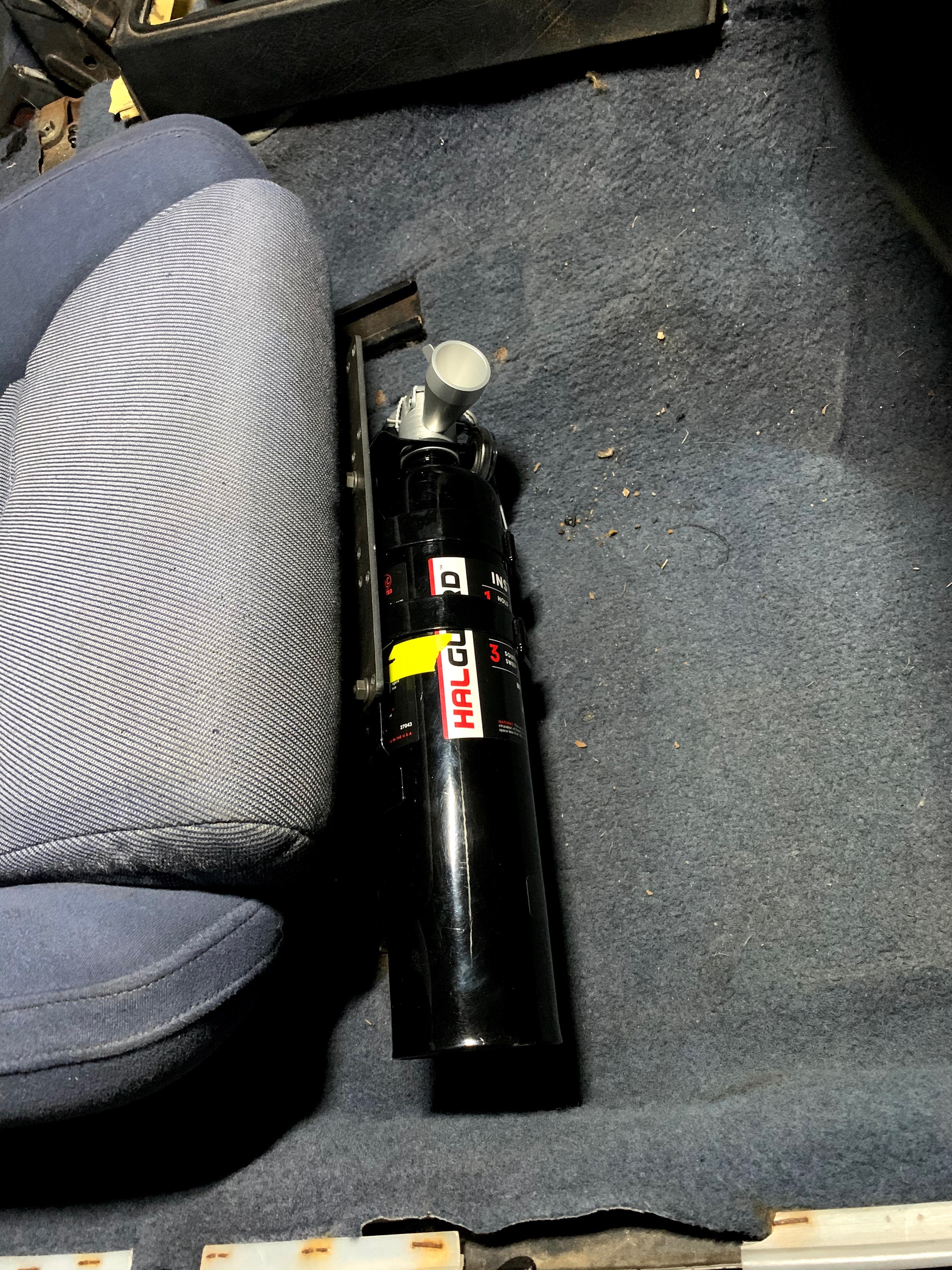 Mazda RX7 FC3S Fire Extinguisher Passenger Seat Mount