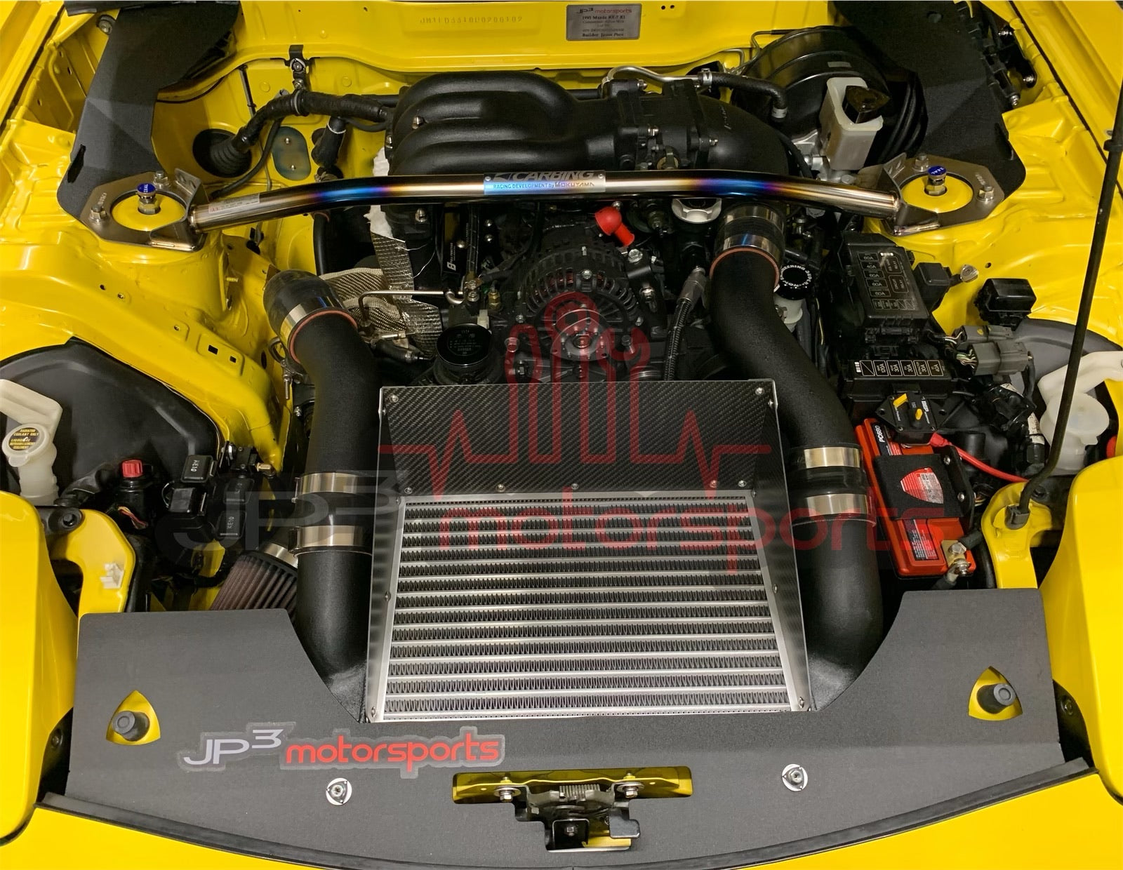 Mazda RX7 FD3S Greddy Vmount Intercooler Duct (Carbon)