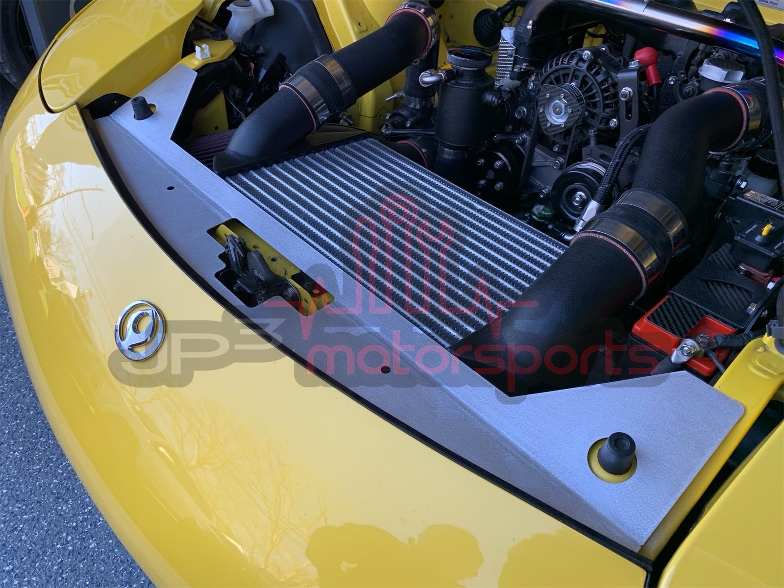 Mazda RX7 FD3S Cooling Panel (Greddy Vmount Layout w/ JP3 Battery Tray)