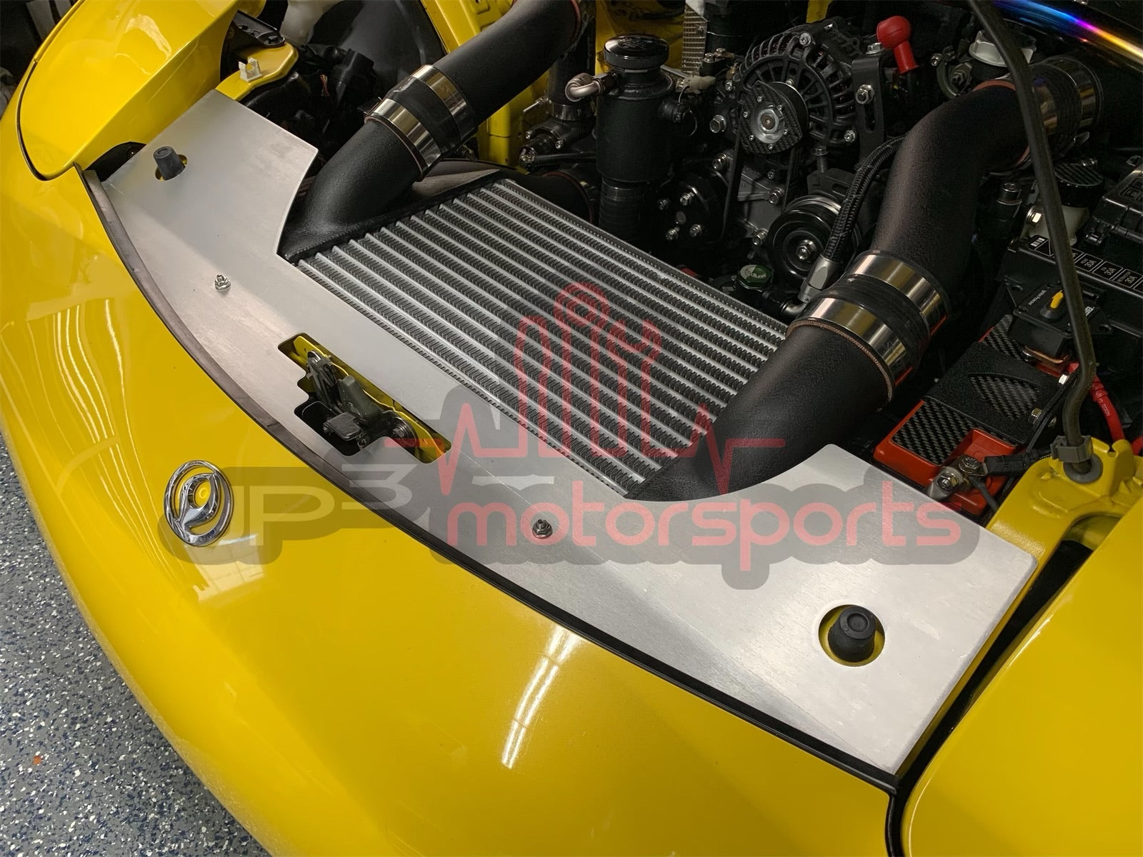 Mazda RX7 FD3S Cooling Panel (Greddy Vmount Layout w/ JP3 Battery Tray)