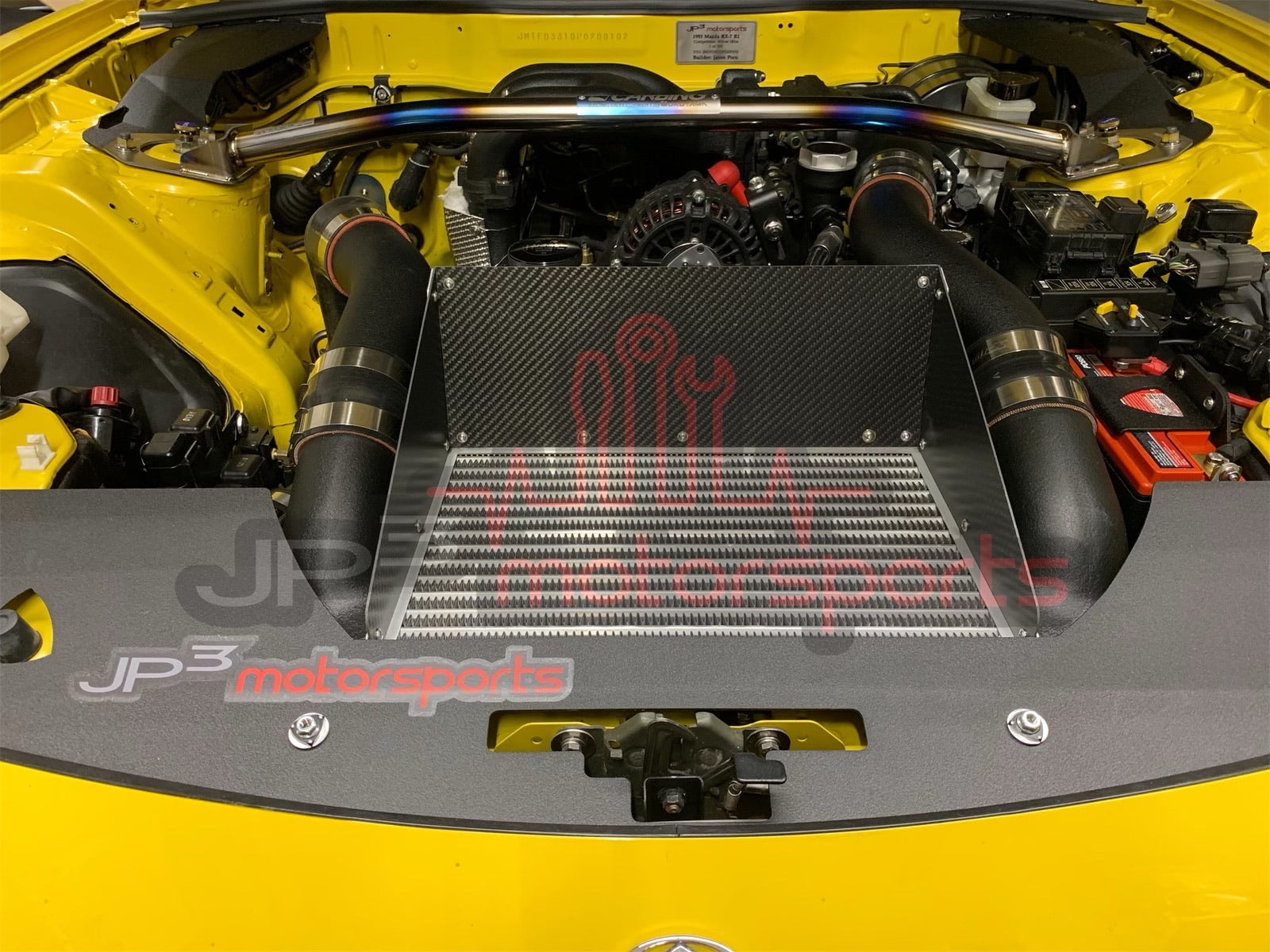 Mazda RX7 FD3S Greddy Vmount Intercooler Duct (Carbon)