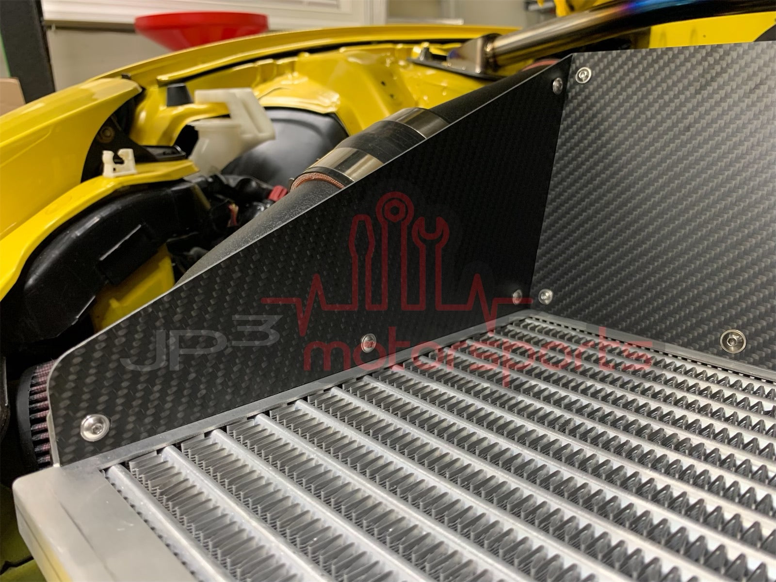 Mazda RX7 FD3S Greddy Vmount Intercooler Duct (Carbon)