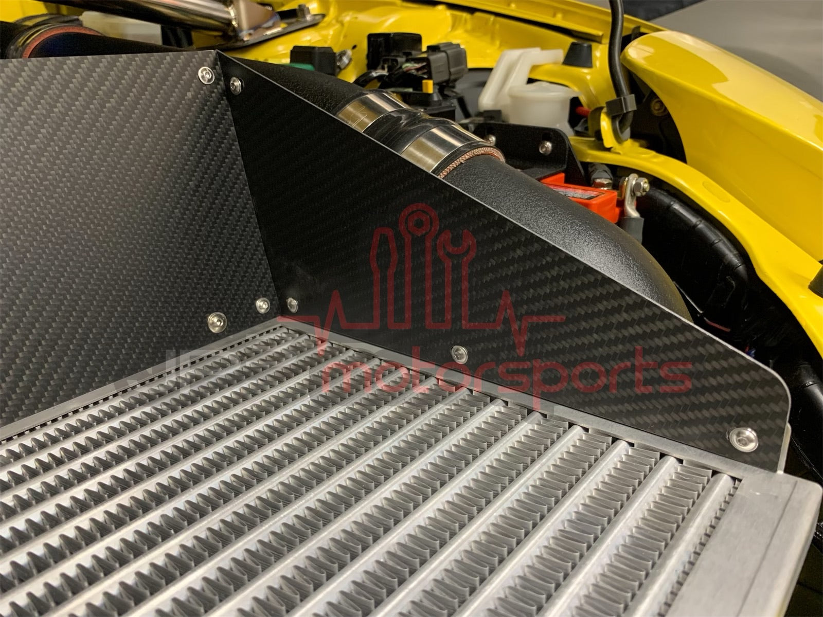 Mazda RX7 FD3S Greddy Vmount Intercooler Duct (Carbon)