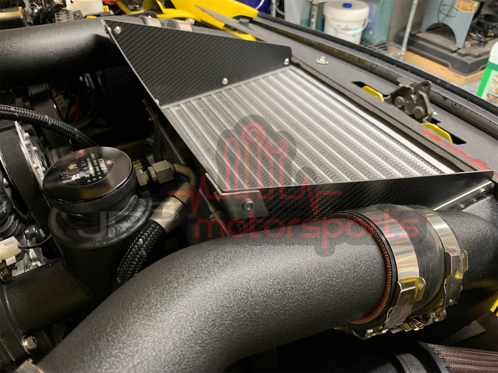 Mazda RX7 FD3S Greddy Vmount Intercooler Duct (Carbon)
