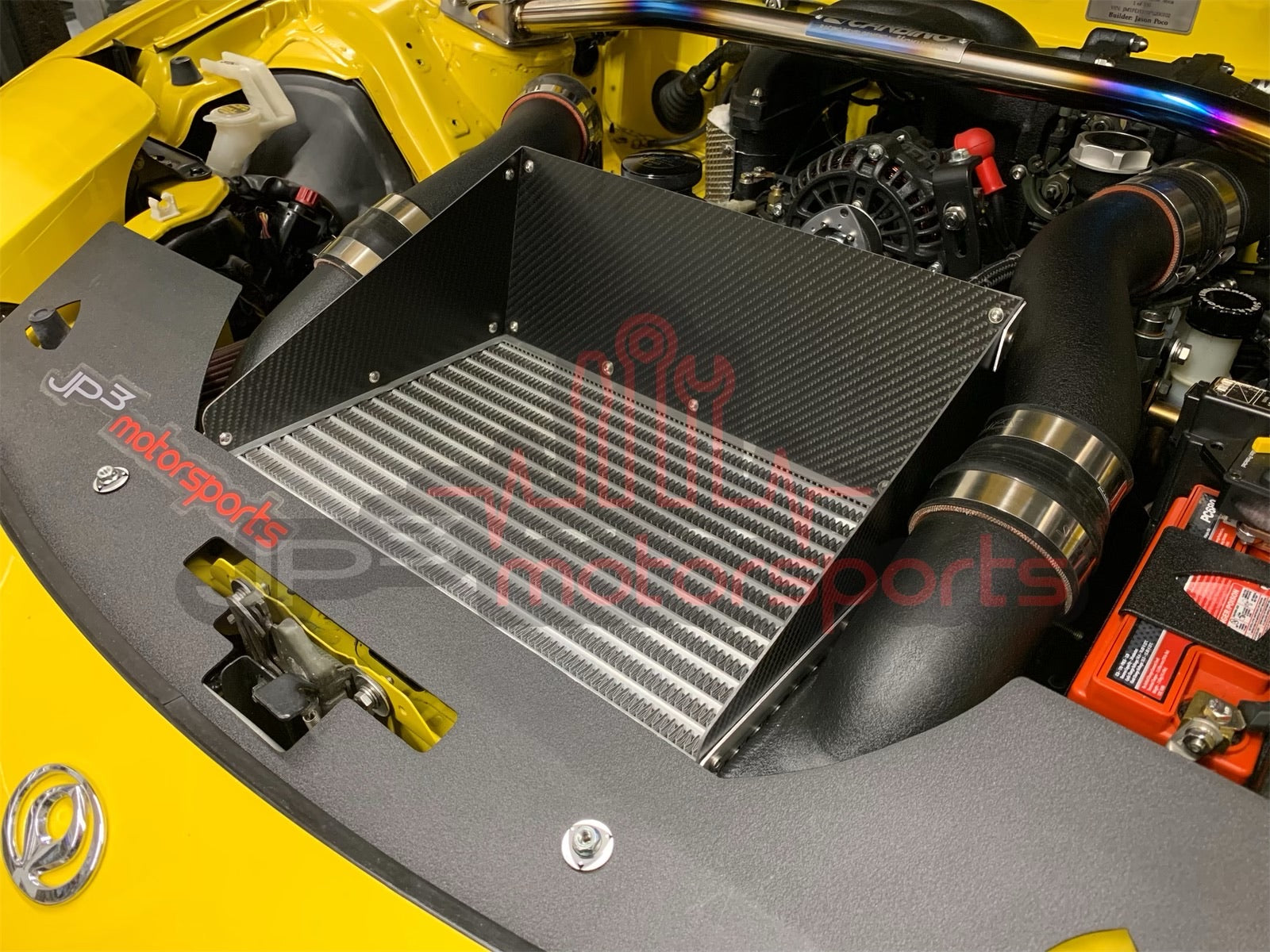 Mazda RX7 FD3S Greddy Vmount Intercooler Duct (Carbon)