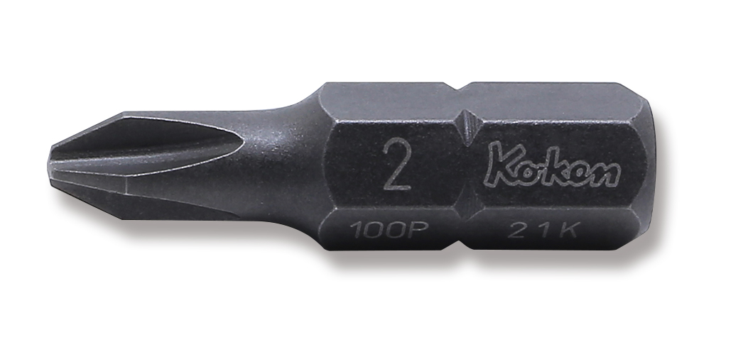 Ko-ken 100P.32-3 5/16 Hex Dr. Bit  PH3  Length 32mm