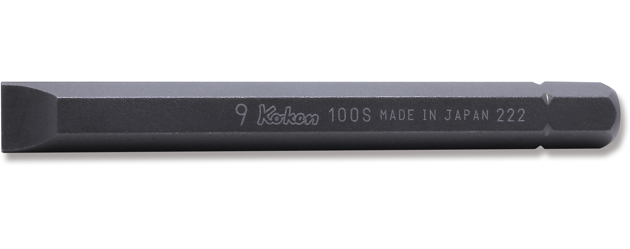 Ko-ken 100S.80-11 5/16 Hex Dr. Bit Slotted 1.6 x 11  Length 80mm