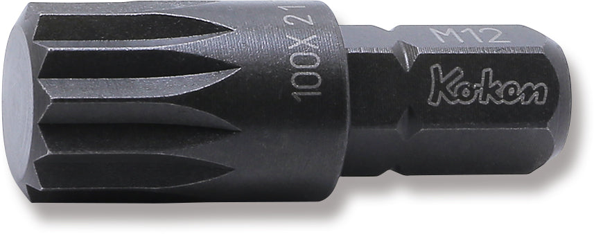 Ko-ken 100X.32-M5 5/16 Hex Dr. Bit XZN M5  Length 32mm