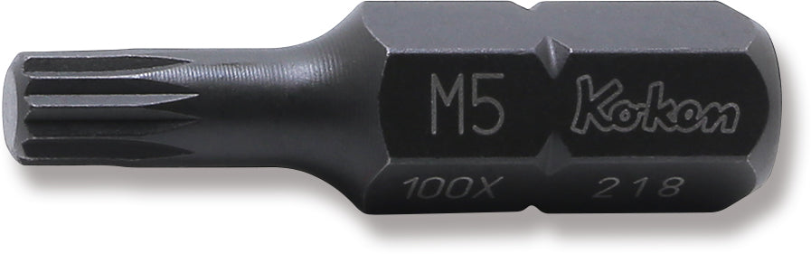 Ko-ken 100X.32-M6 5/16 Hex Dr. Bit XZN M6  Length 32mm