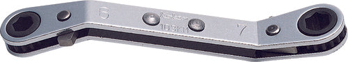 Ko-ken 103KT-E10XE12 Reversible Ratcheting Ring Wrench TORXÂ® E10xE12 - Length 128mm