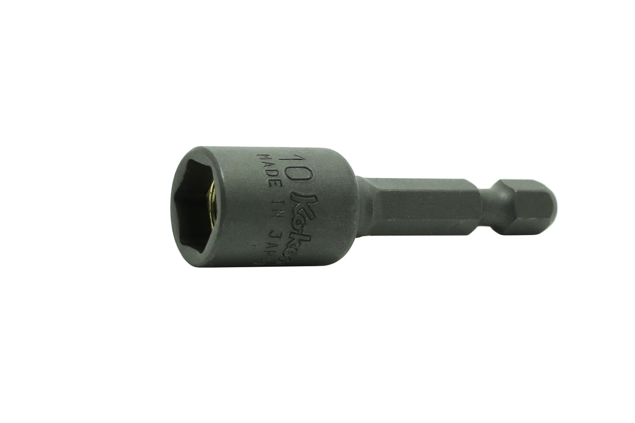 Ko-ken 115.50-12 1/4 Hex Dr. Nut Setter  12mm 6 point Length 50mm Magnet