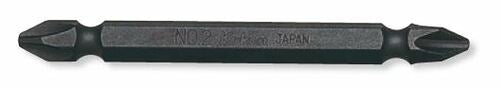 Ko-ken 123PG.110-3(13) 1/4 Hex Dr. Double Ended Bit  PH3  Length 110mm Magnetized