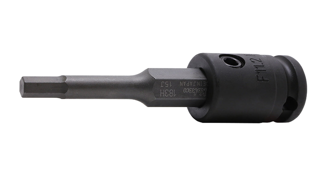 Ko-ken 13134M.92-4 3/8 Sq. Dr. Bit Socket  4mm Hex Length 92mm