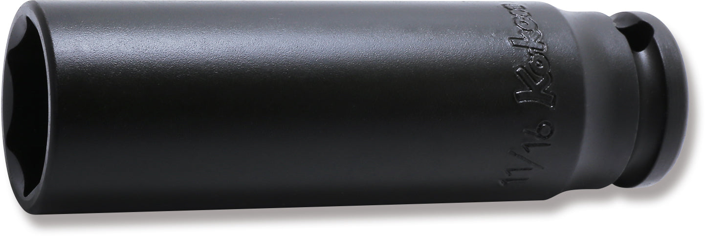 Ko-ken 13300A-13/16 3/8 Sq. Dr. Socket  13/16 6 point Length 80mm