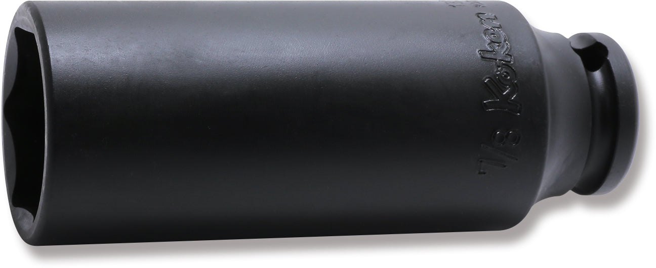 Ko-ken 13300A-9/16 3/8 Sq. Dr. Socket  9/16 6 point Length 80mm
