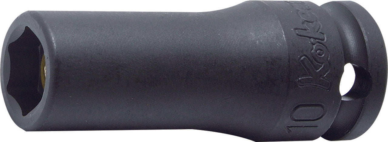 Ko-ken 13301A-1/2 3/8 Sq. Dr. Socket  1/2 6 point Length 80mm Thin walled