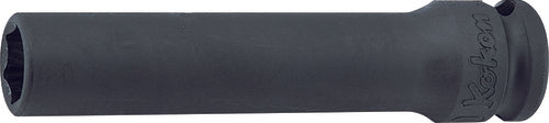 Ko-ken 13300M-14FR 3/8 Sq. Dr. Socket with Plastic Protector  14mm 6 point Length 80mm  Turnable POM cover