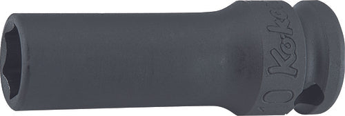 Ko-ken 13301M-9 3/8 Sq. Dr. Socket  9mm 6 point Length 80mm Thin walled