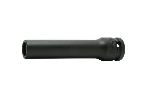 Ko-ken 13306M-8 3/8 Sq. Dr. Socket  8mm 12 point Length 80mm Thin walled