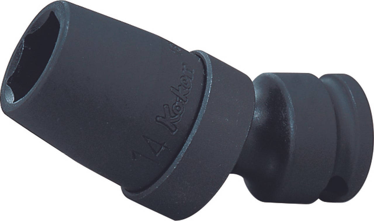 Ko-ken 13440M-17 3/8 Sq. Dr. Universal Socket  17mm 6 point Length 59mm
