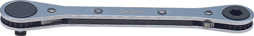 Ko-ken 138 1/4" Square and Hex Dual Ratchet Handle - Length 141mm