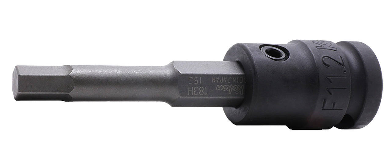 Ko-ken 14134M.98-12 1/2 Sq. Dr. Bit Socket  12mm Hex Length 98mm