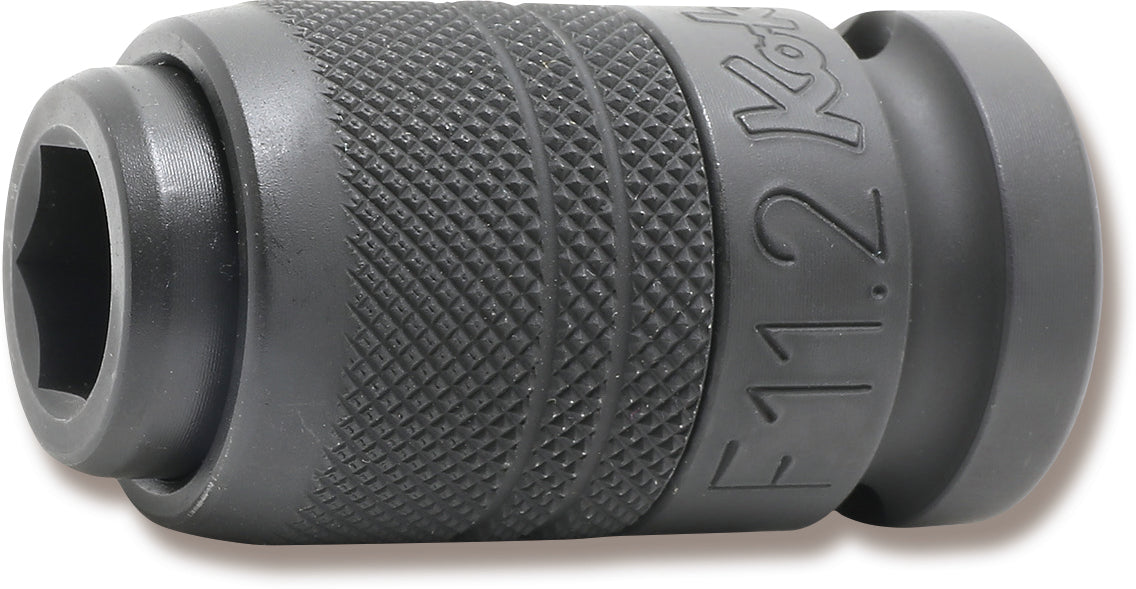Ko-ken 14142-F6.3 1/2 Sq. Dr. Bit Holder  1/4 Hex Length 55mm Locking Quick Release